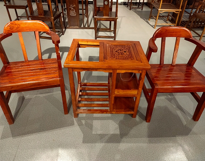 中式老榆木茶水臺(tái)